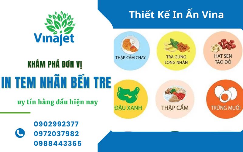 in tem nhãn Bến Tre