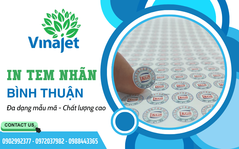 Nhận in tem nhãn theo yêu cầu, không giới hạn số lượng