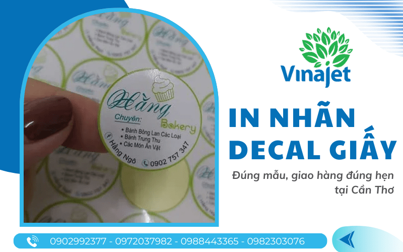 in nhãn decal giấy Cần Thơ