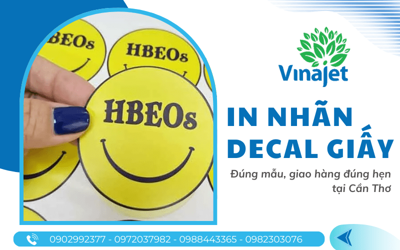 in nhãn decal giấy Cần Thơ