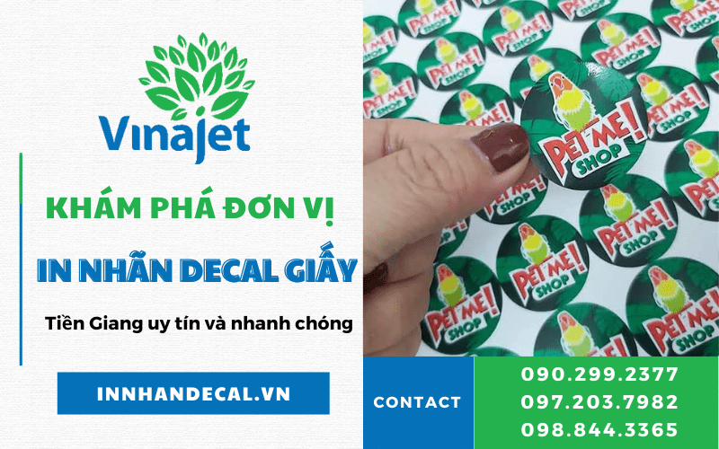 in nhãn decal giấy Tiền Giang