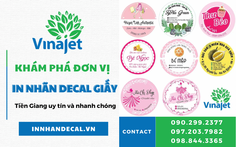 in nhãn decal giấy Tiền Giang