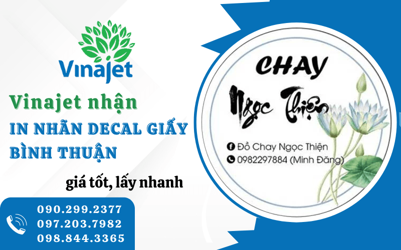 in nhãn decal giấy Bình Thuận