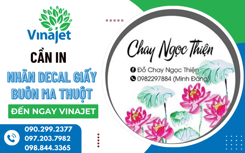 in nhãn decal giấy Buôn Ma Thuột