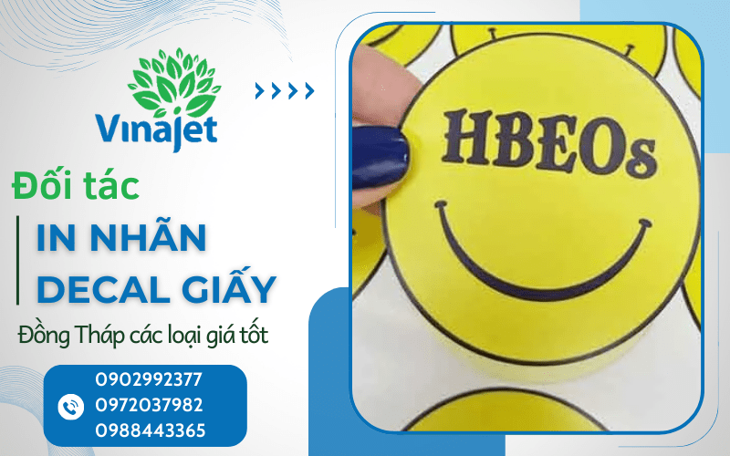 in nhãn decal giấy Đồng Tháp
