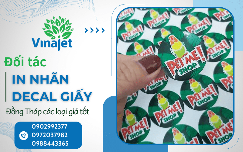 in nhãn decal giấy Đồng Tháp