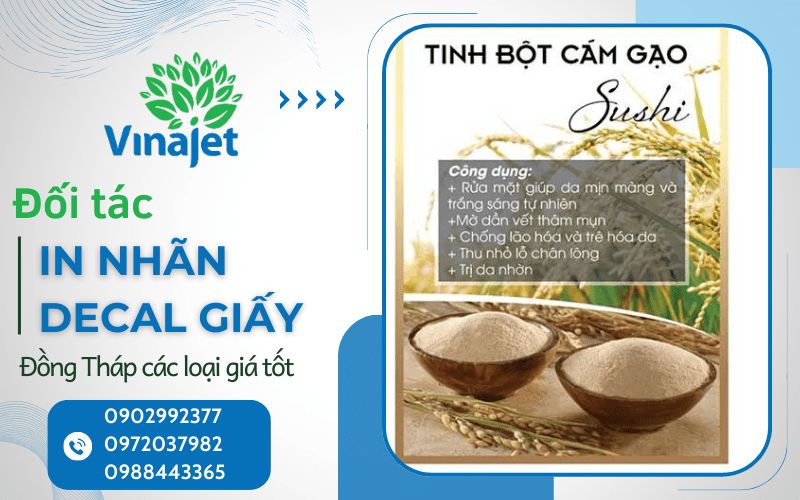 in nhãn decal giấy Đồng Tháp