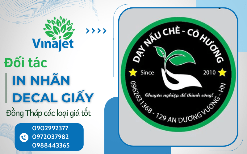 in nhãn decal giấy Đồng Tháp