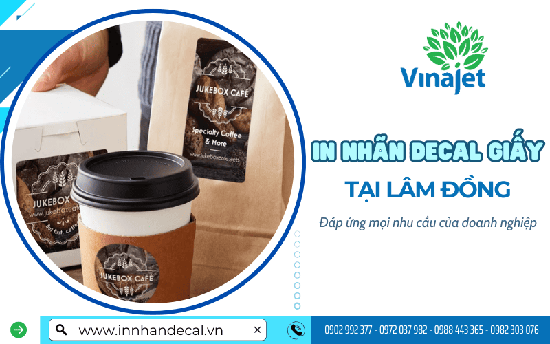 in nhãn decal giấy Lâm Đồng