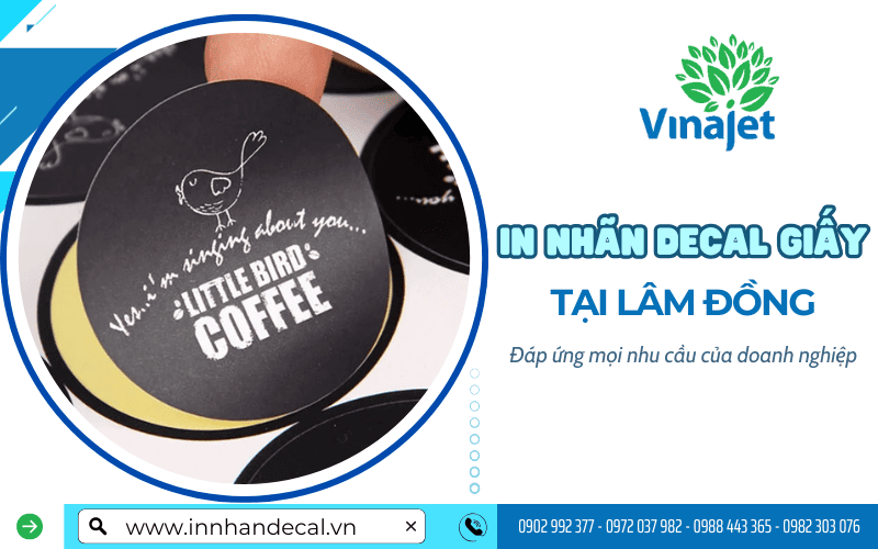 in nhãn decal giấy Lâm Đồng