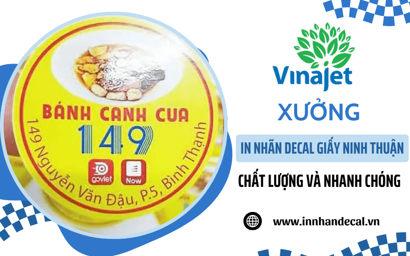 in nhãn decal giấy Ninh Thuận