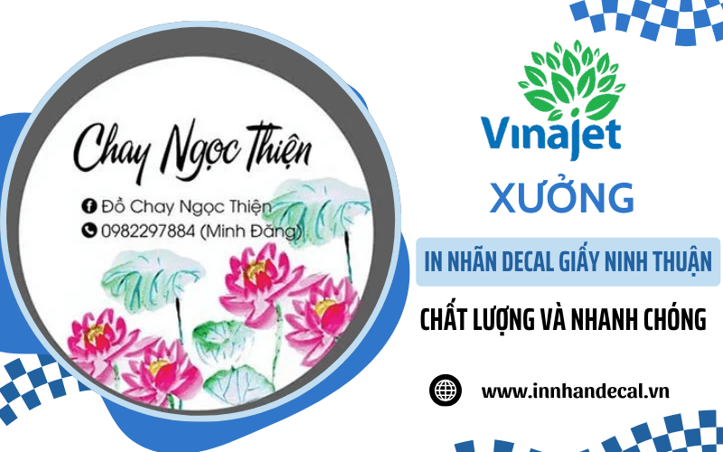 in nhãn decal giấy Ninh Thuận