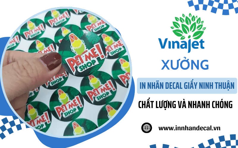 in nhãn decal giấy Ninh Thuận