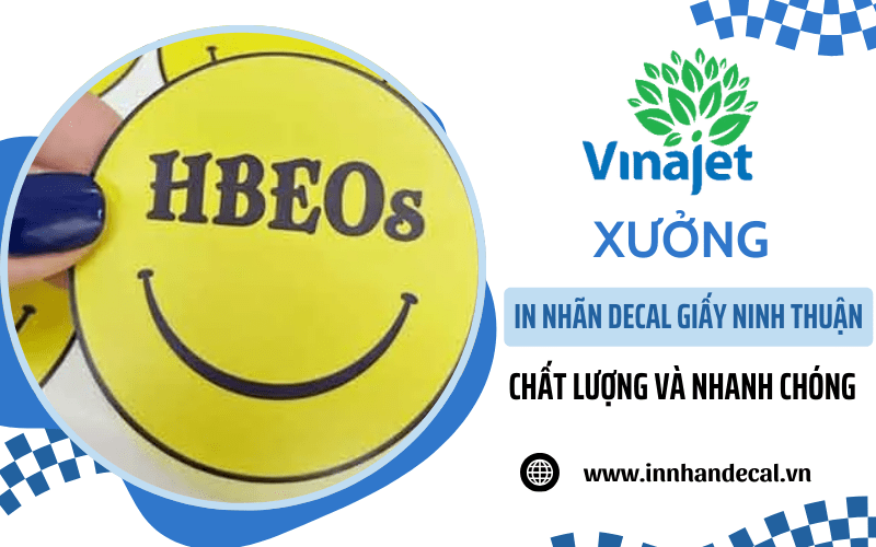 in nhãn decal giấy Ninh Thuận
