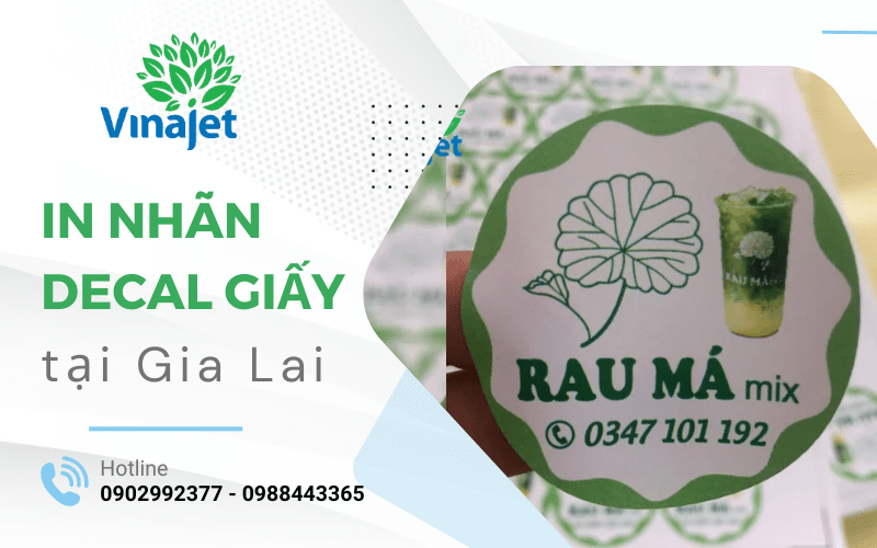in nhãn decal giấy Gia Lai
