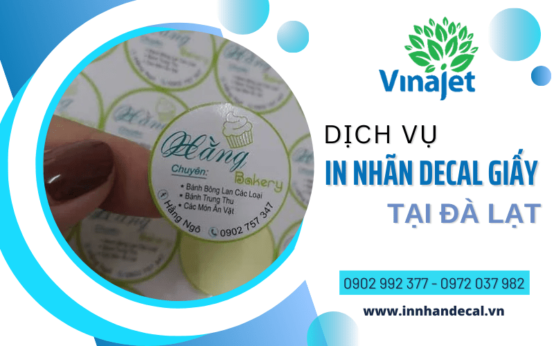 in nhãn decal giấy Đà Lạt