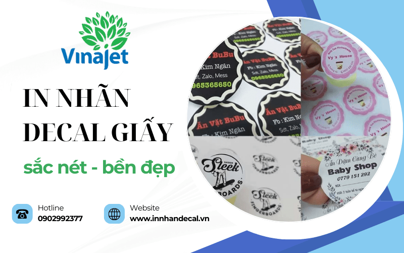 in nhãn decal giấy Vĩnh Long