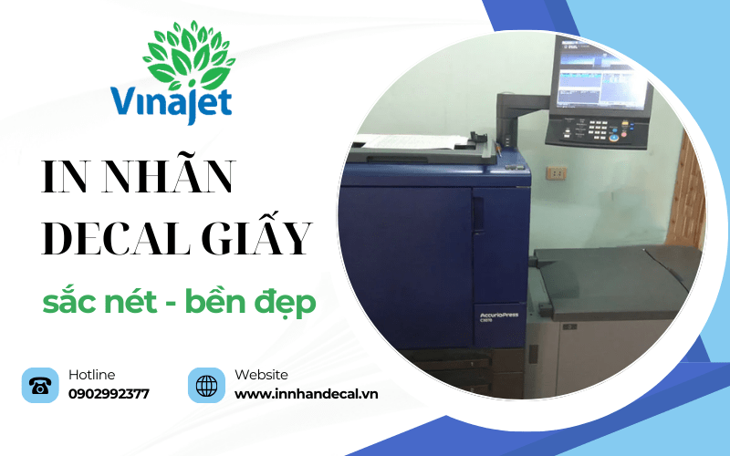 in nhãn decal giấy Vĩnh Long