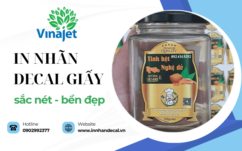 in nhãn decal giấy Vĩnh Long