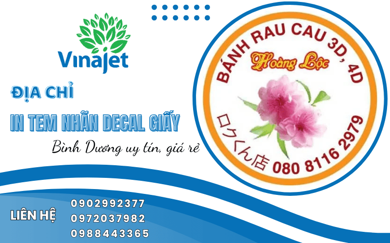in tem nhãn decal giấy Bình Dương