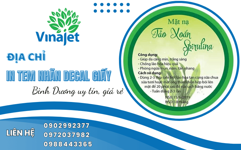 in tem nhãn decal giấy Bình Dương
