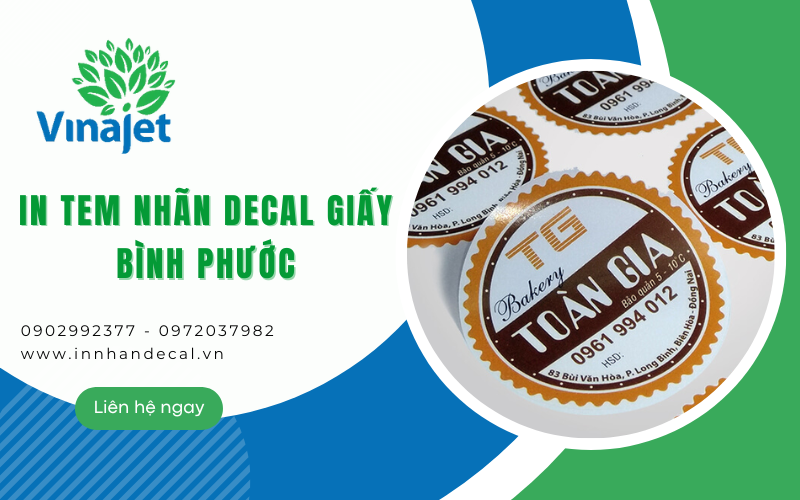 in tem nhãn decal giấy Bình Phước