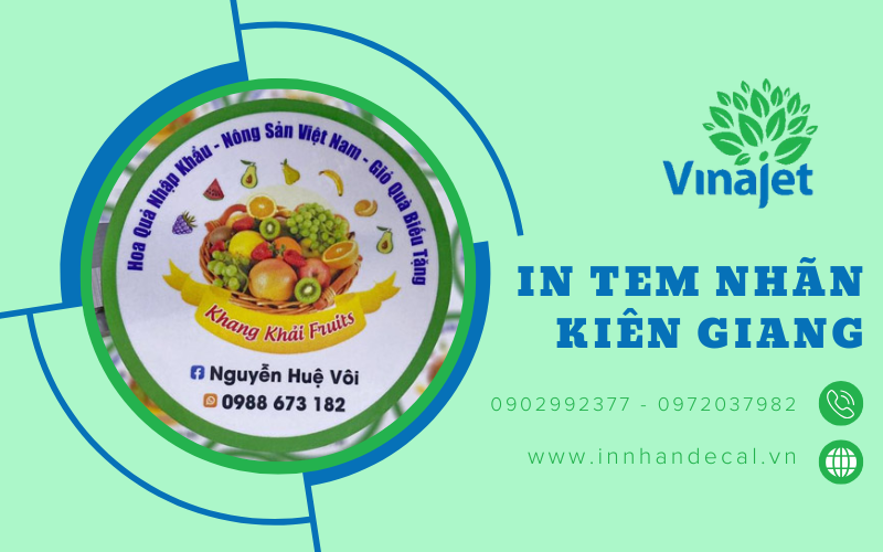 in tem nhãn Kiên Giang