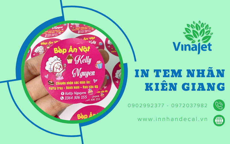 in tem nhãn Kiên Giang