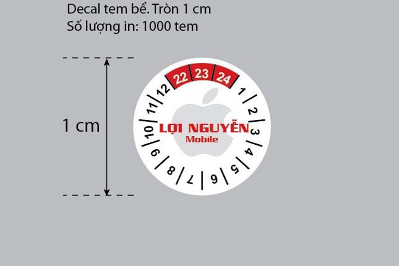 thiet ke tem bao hanh dien thoai