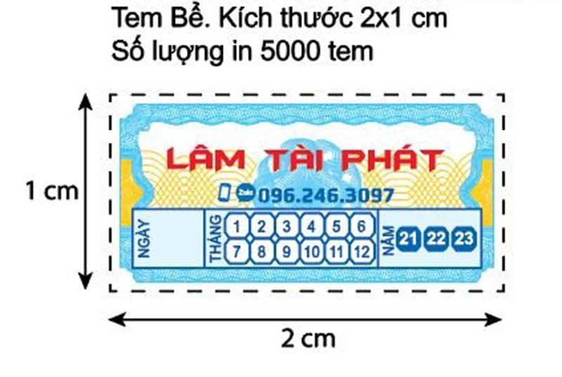 thiet ke tem bao hanh