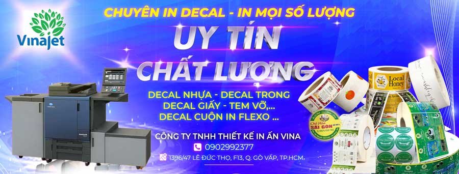 Vinajet in nhan decal