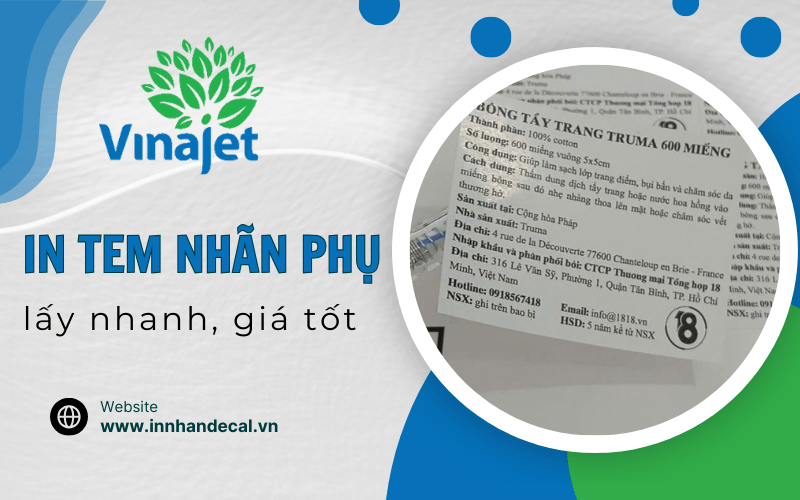 in tem nhãn phụ