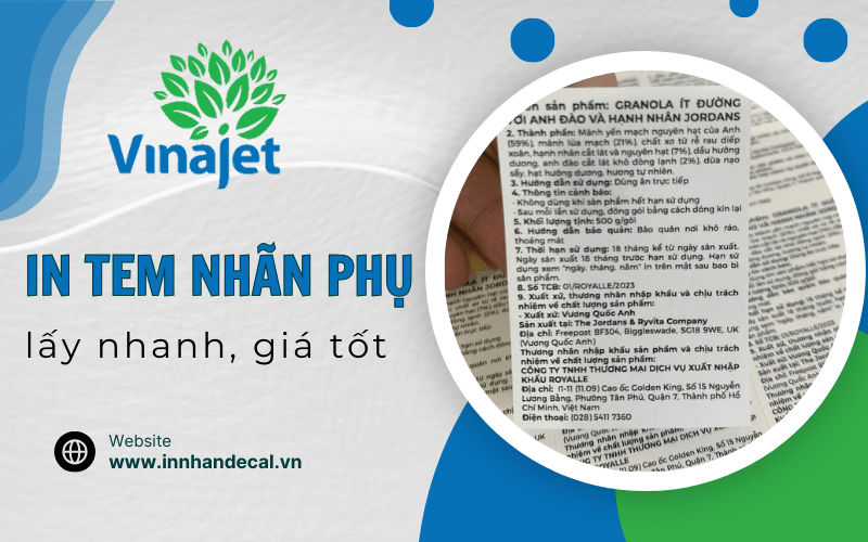 in tem nhãn phụ