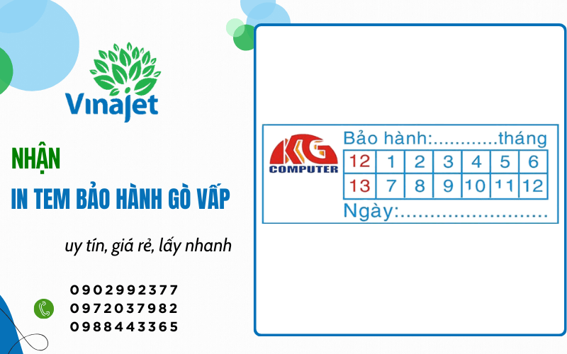in tem bảo hành Gò Vấp in tem bảo hành Gò Vấp