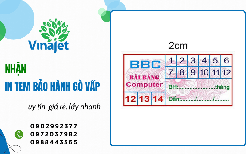 in tem bảo hành Gò Vấp in tem bảo hành Gò Vấp