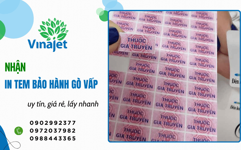 in tem bảo hành Gò Vấp in tem bảo hành Gò Vấp