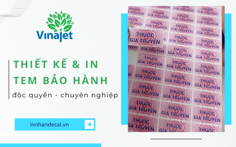 in tem bảo hành