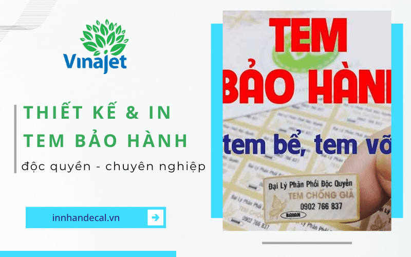 in tem bảo hành